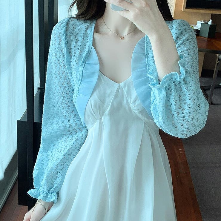 レースボレロ 全3色 長袖[品番：JSFW0010241]｜JS FASHION（ジェーエス