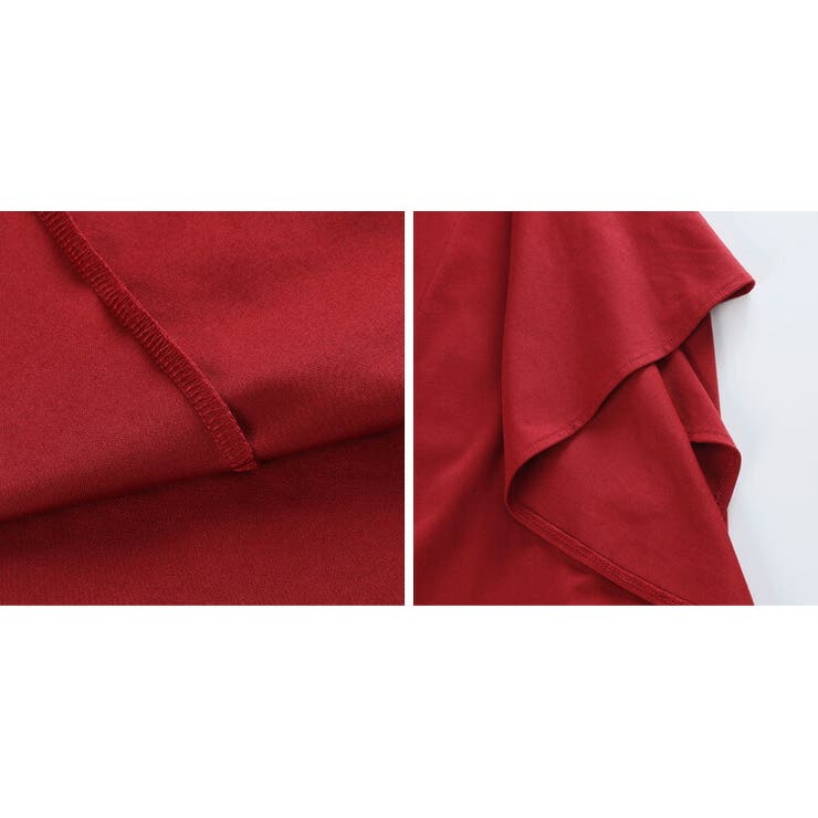 Aラインワンピース 全2色 カシュクール風 | JS FASHION | 詳細画像17 