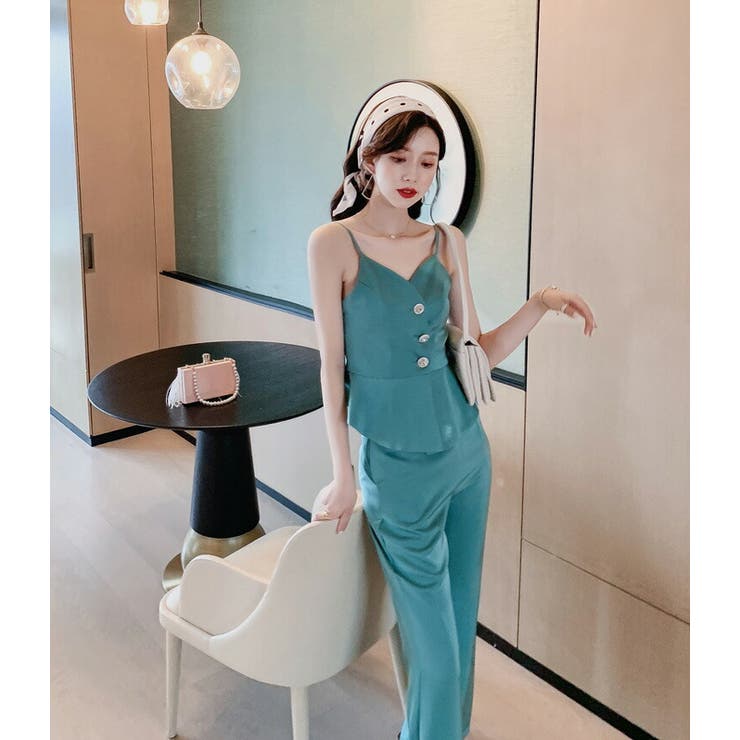 大特価市 セットアップ ロングパンツ[品番：JSFW0010906 キャミトップス Mサイズ