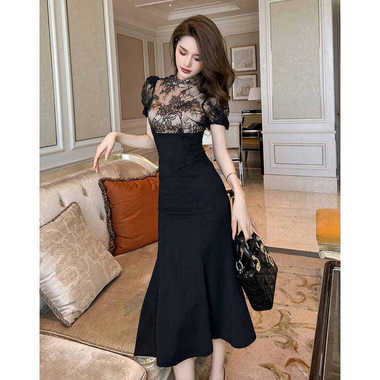 マーメイド ワンピース シースルー | JS FASHION | 詳細画像10 