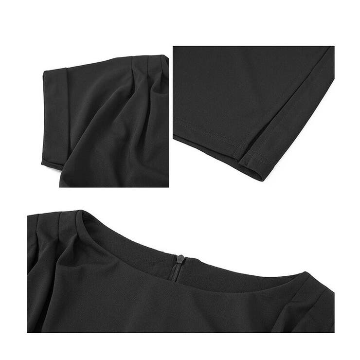 タイトワンピ 全2色 無地 | JS FASHION | 詳細画像15 