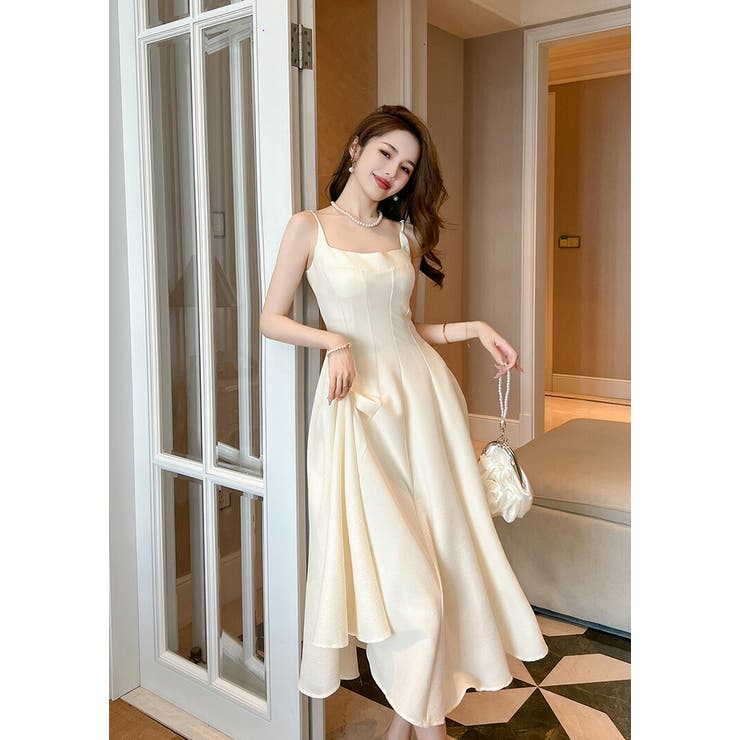 Aラインワンピ フレアワンピ キャミワンピ[品番：JSFW0011346]｜JS