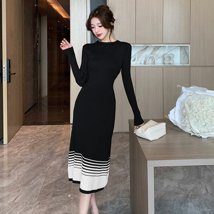 BRIEFING 黒ワンピース BRIEFING - 【レディース】 WOMENS SLEEVE LOGO ONEPIECE