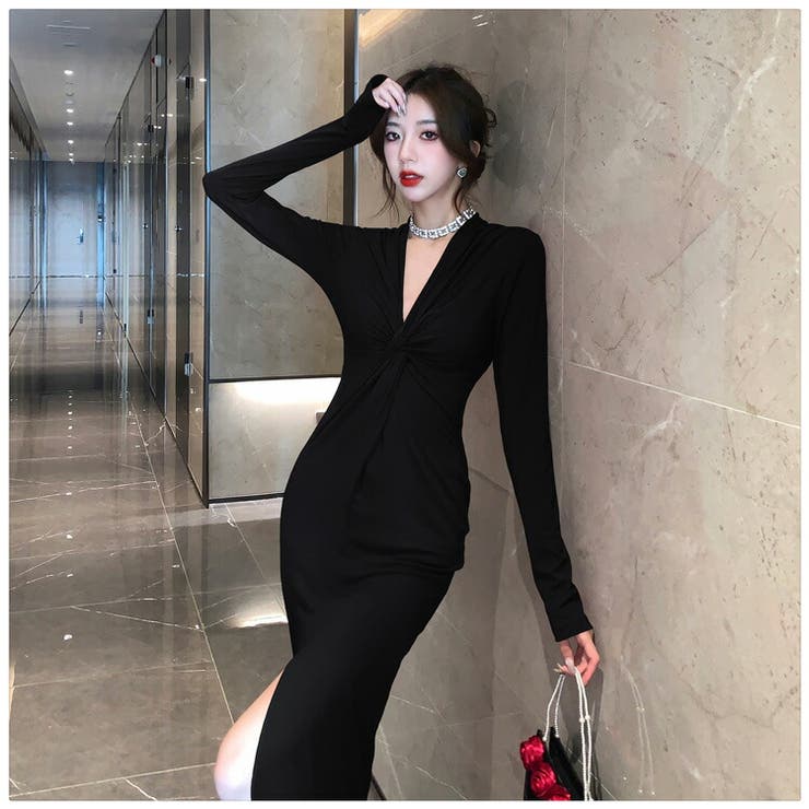 KAREN MILLEN マキシ ドレス
