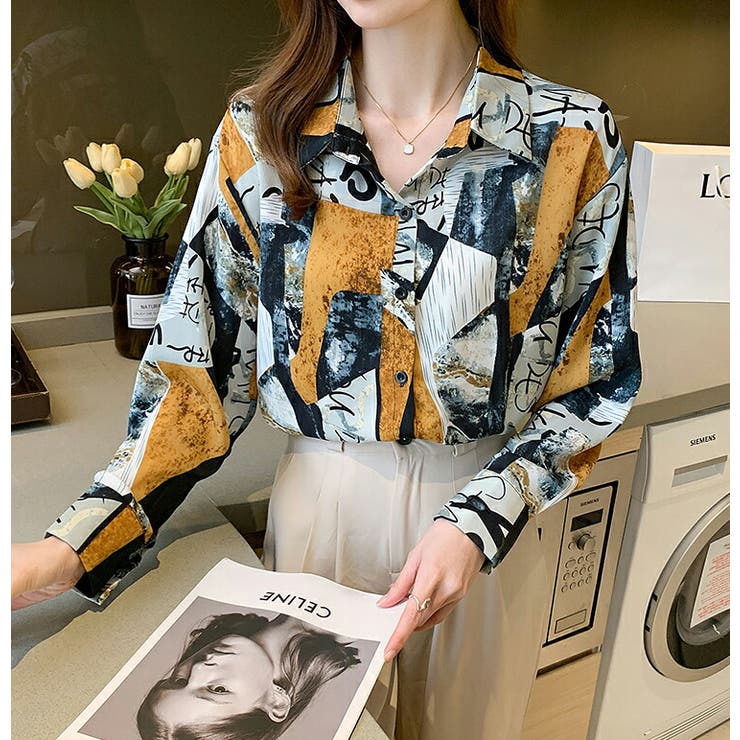 柄シャツ 全2色 シャツ[品番：JSFW0011592]｜JS FASHION（ジェーエス  