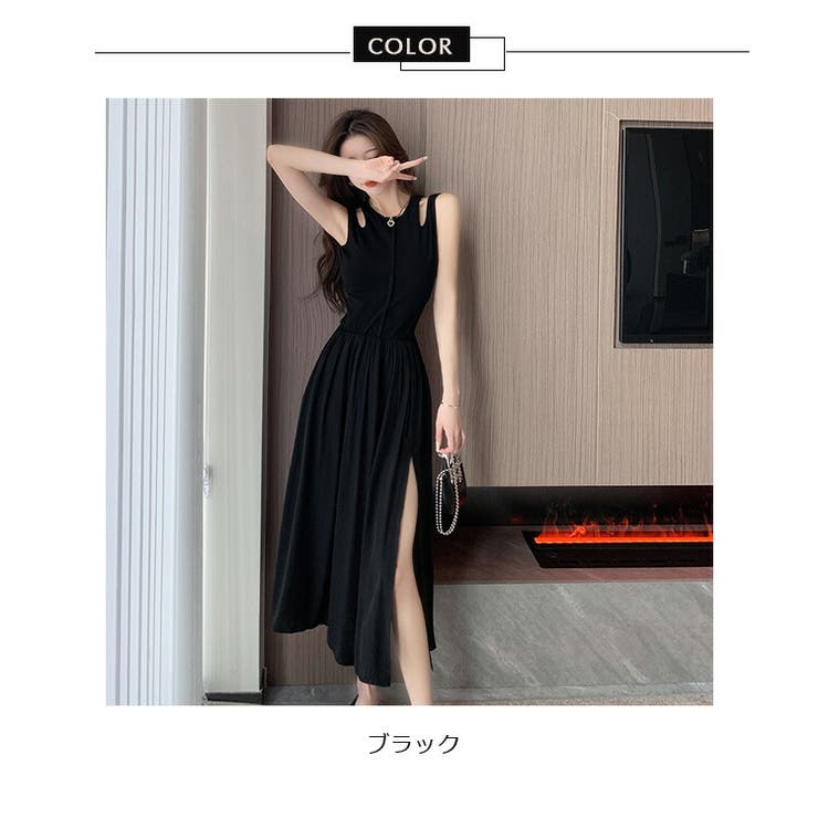 ワンピース ロング ノースリーブ[品番：JSFW0010198]｜JS