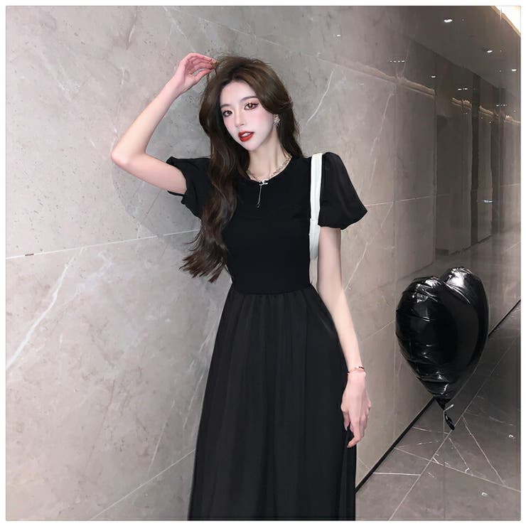 ワンピース フレアライン ロングワンピ[品番：JSFW0010200]｜JS