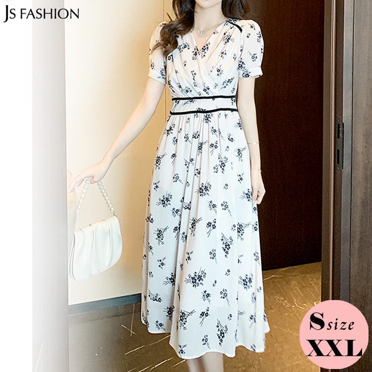 【美品】花柄シフォンワンピース　シースルー　大人フェミニン　上品　春夏　一点物 楽天市場】花柄ワンピース シフォン Aライン ひざ丈 ミディアム