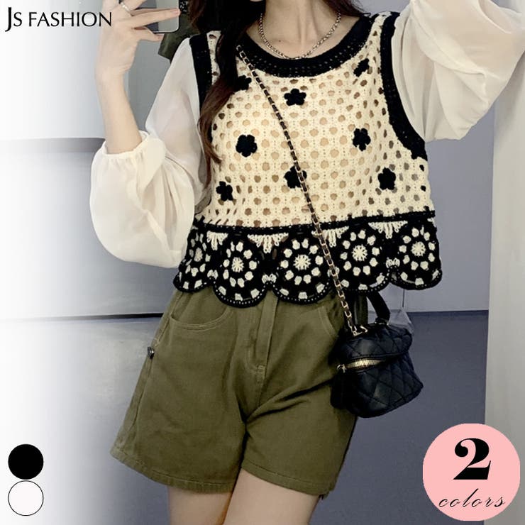 ショート丈 トップス 全2色[品番：JSFW0010123]｜JS FASHION