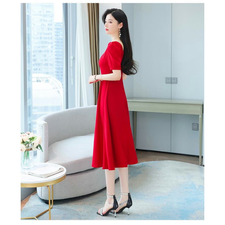 ワンピース 全2色 Aライン[品番：JSFW0013478]｜JS FASHION