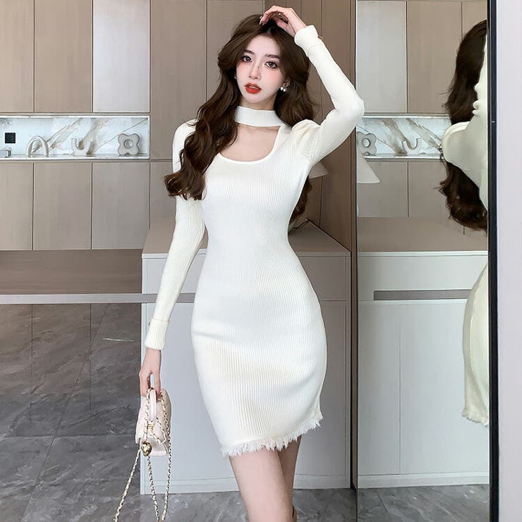 JIENIGUI] レディース サマー ミディ ボディコン ドレス