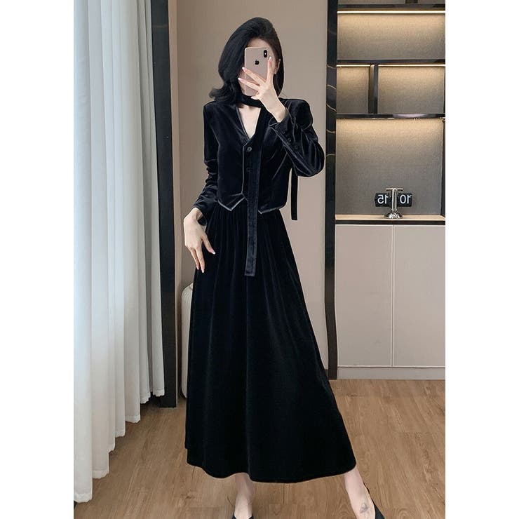 セットアップ ベロア 上下セット[品番：JSFW0014369]｜JS FASHION