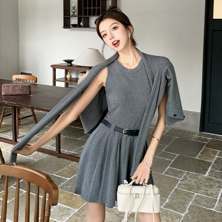 セットアップ 全2色 ベルト付き[品番：JSFW0014423]｜JS FASHION