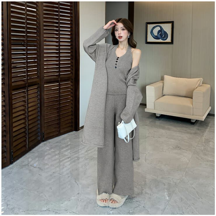 ブラウンコーデ 7点セット&ワンピースセット まとめ売り LILY BROWN（リリーブラウン）の「【WEB限定カラー】フリル