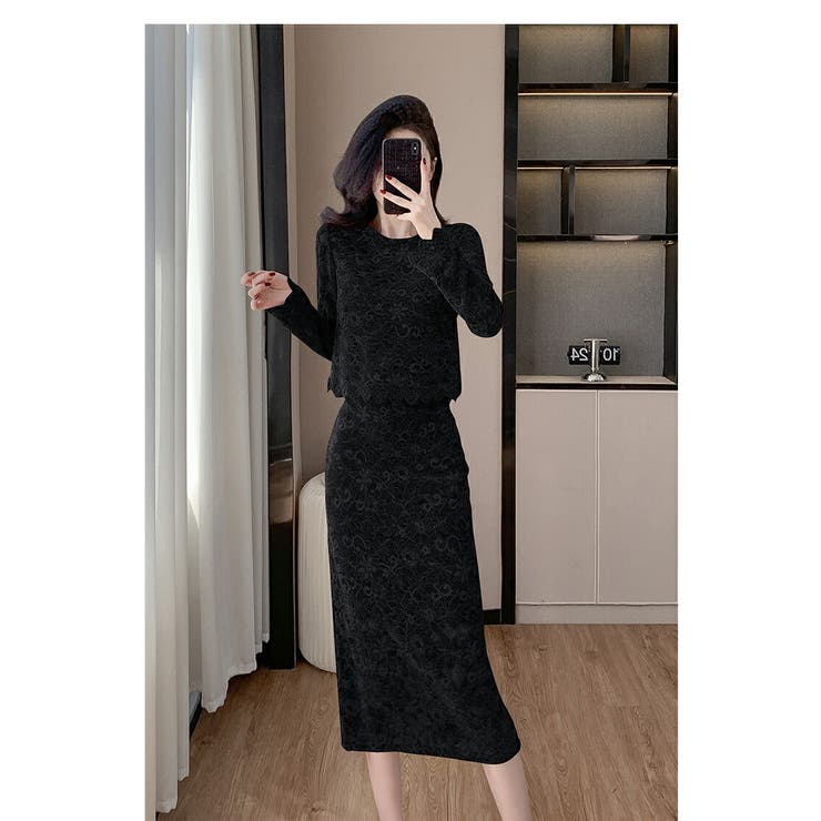 【アウトレット☆送料無料】 2点セット FASHION 全3色[品番：JSFW0014595]｜JS セットアップ トップス