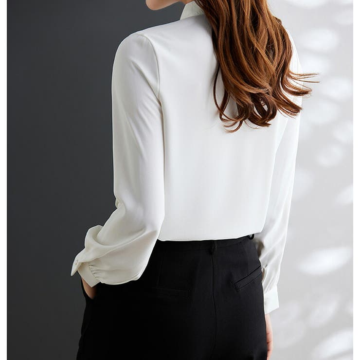 ブラウス 全2色 首元リボン | JS FASHION | 詳細画像5 