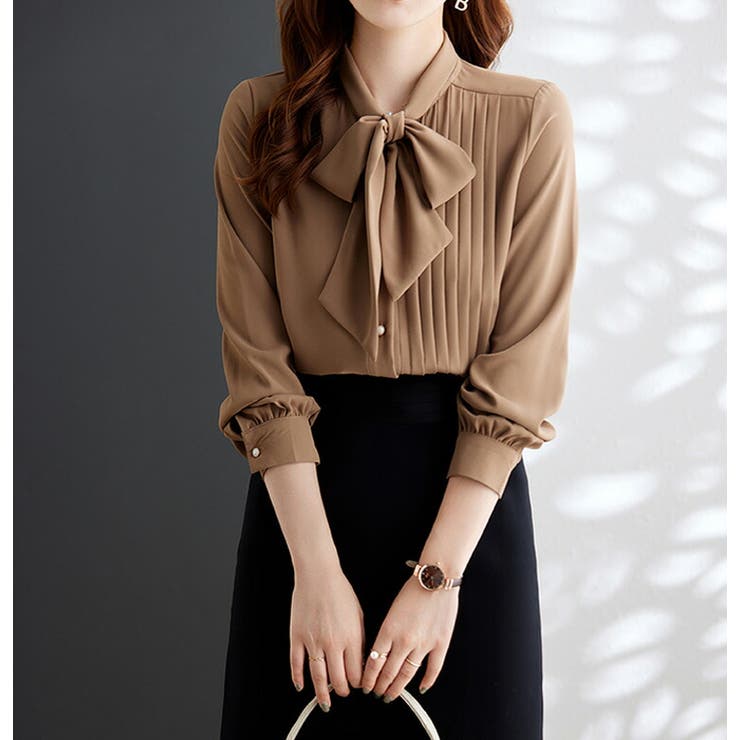 ブラウス 全2色 首元リボン | JS FASHION | 詳細画像8 