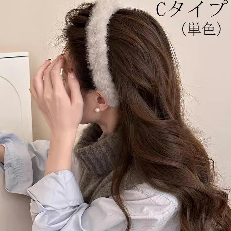 ファー カチューシャ 全4色[品番：JSFW0014695]｜JS FASHION