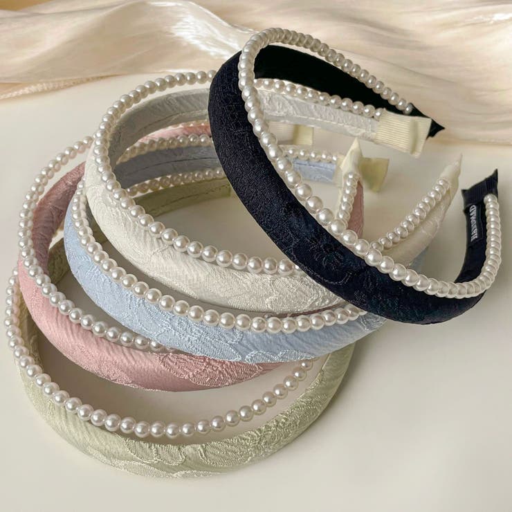 パール付き カチューシャ 全5色 | JS FASHION | 詳細画像1 