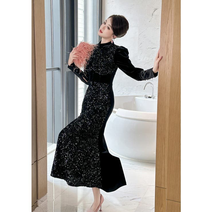 ドレスワンピース パーティードレス お呼ばれドレス[品番：JSFW0014713]｜JS  FASHION（ジェーエスファッション）のレディースファッション通販｜SHOPLIST（ショップリスト）