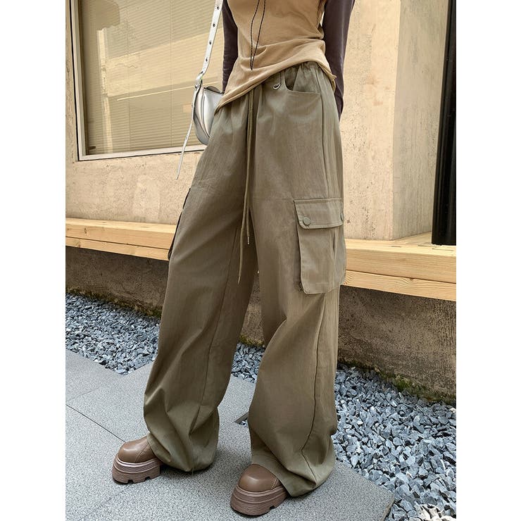 カーゴパンツ 全2色 ワイドパンツ[品番：JSFW0012952]｜JS