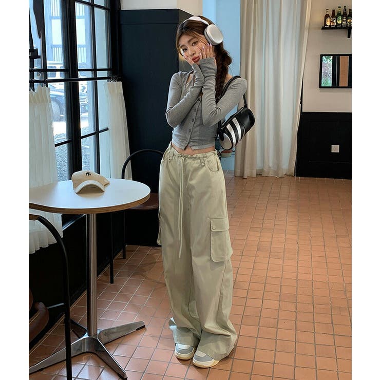 カーゴパンツ 全2色 ワイドパンツ[品番：JSFW0012952]｜JS