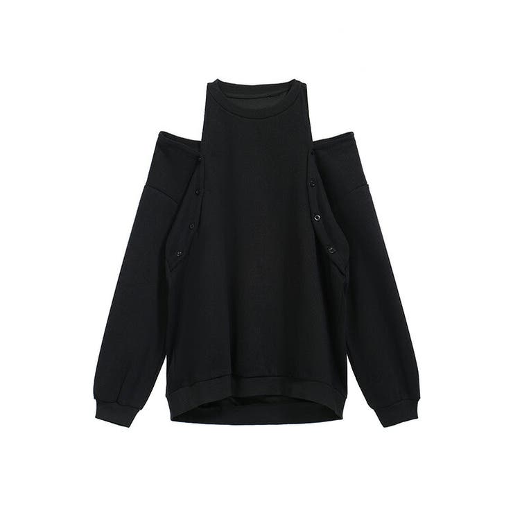 SLY　オープンショルダースウェット SLY | OPEN SHOULDER SW トップス (スウェット・パーカー
