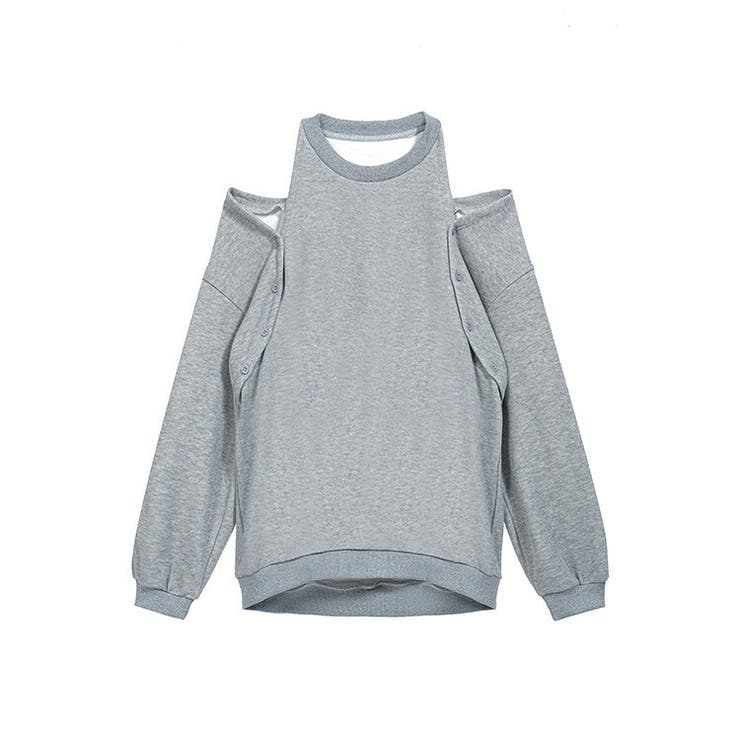 オープンショルダースウェット 全2色 トップス[品番：JSFW0012968]｜JS  FASHION（ジェーエスファッション）のレディースファッション通販｜SHOPLIST（ショップリスト）