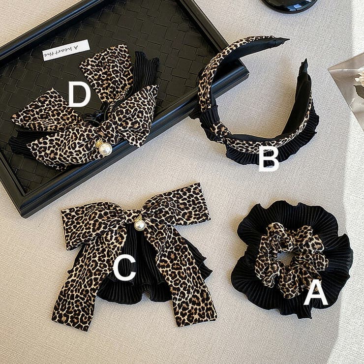 カチューシャ ヒョウ柄 バイカラー | JS FASHION | 詳細画像2 