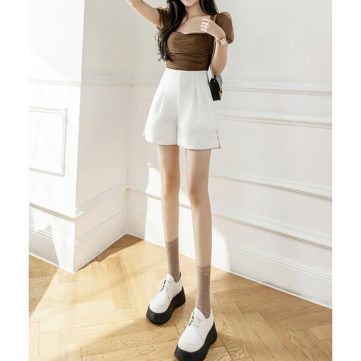 ショートパンツ 全3色 ミニ丈[品番：JSFW0013339]｜JS FASHION