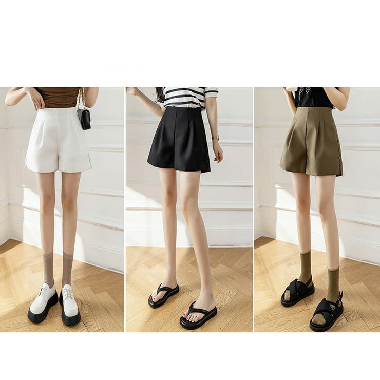 ショートパンツ 全3色 ミニ丈[品番：JSFW0013339]｜JS FASHION