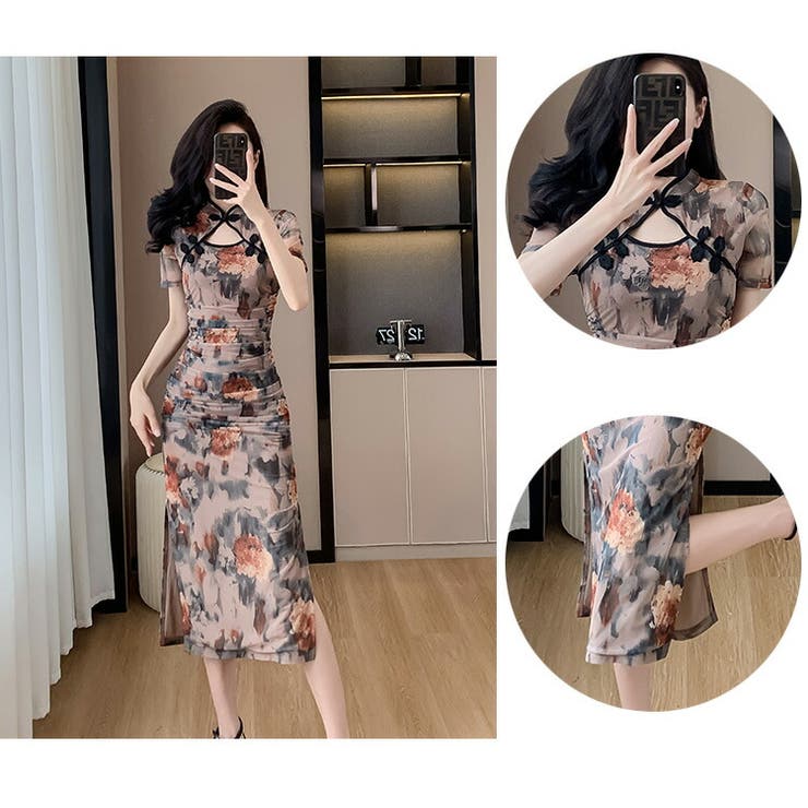 大人気❤️花柄ワンピース 練習着 可愛い気分上がるスタンダード