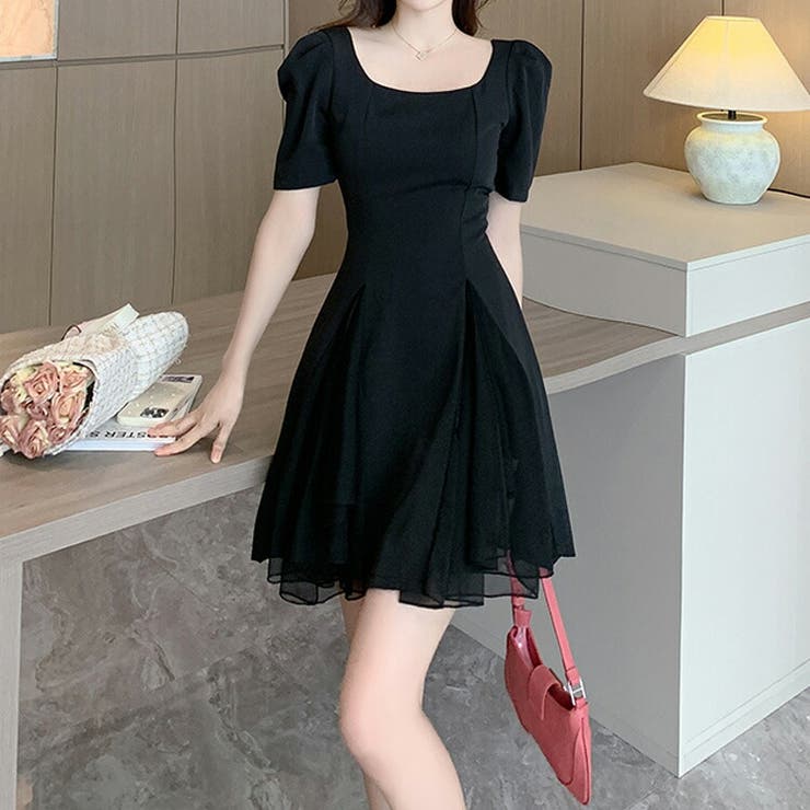 【美品✨】定価40,000円❤️ Sov.✨サイズS相当✨Aラインワンピース ワンピース Aライン 選べる2丈[品番：JSFW0013628]｜JS FASHION