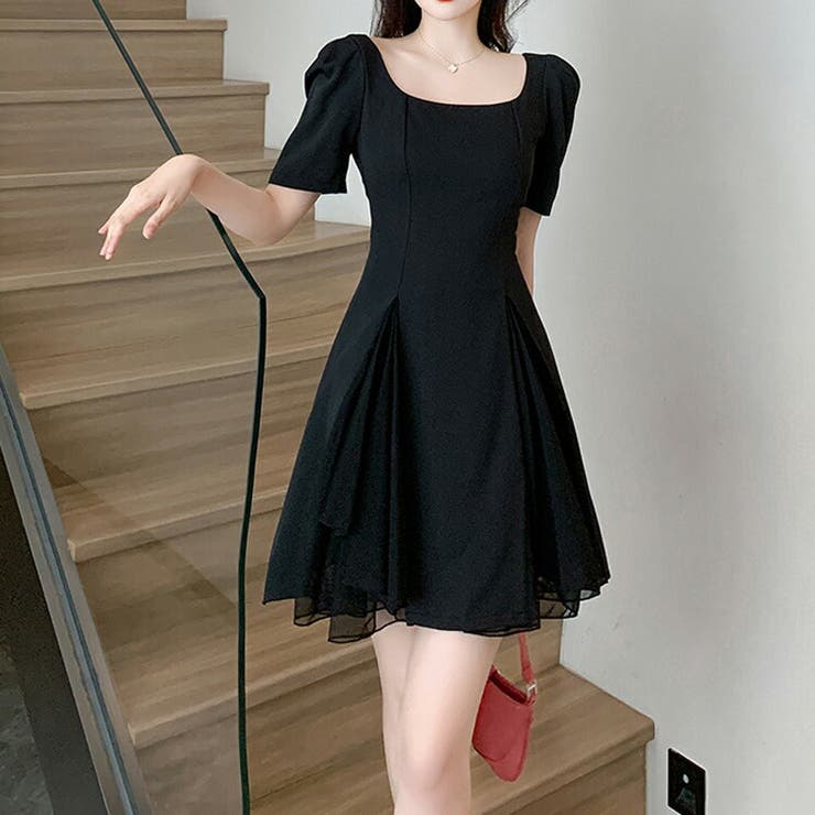 ワンピース Aライン 選べる2丈[品番：JSFW0013628]｜JS FASHION