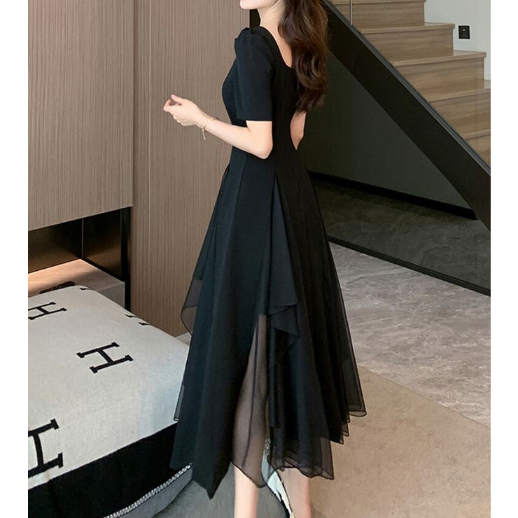 ワンピース Aライン 選べる2丈[品番：JSFW0013628]｜JS FASHION