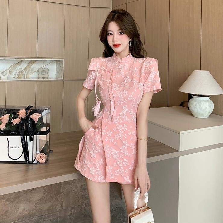 セットアップ 全2色 チャイナ風[品番：JSFW0013836]｜JS FASHION