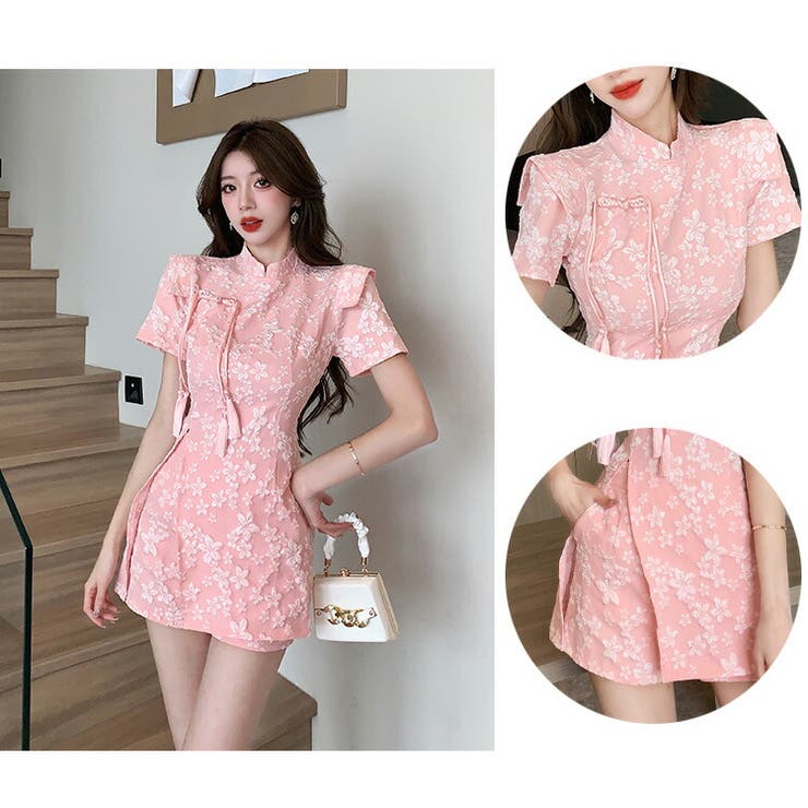 セットアップ 全2色 チャイナ風[品番：JSFW0013836]｜JS FASHION
