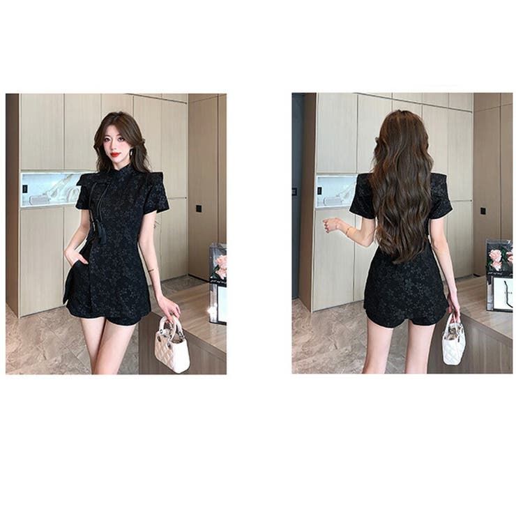 セットアップ 全2色 チャイナ風[品番：JSFW0013836]｜JS FASHION