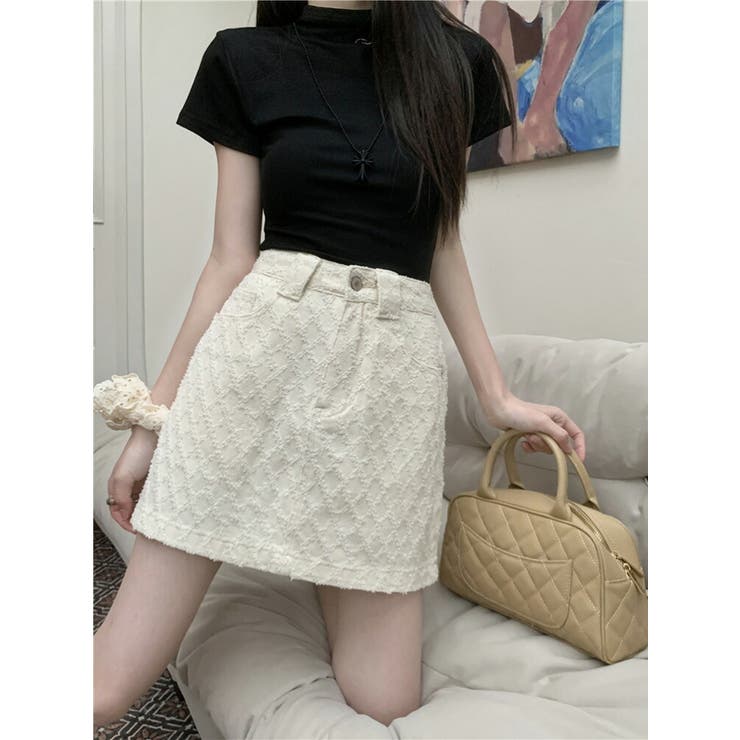 ミニスカート 模様 立体的 | JS FASHION | 詳細画像5 