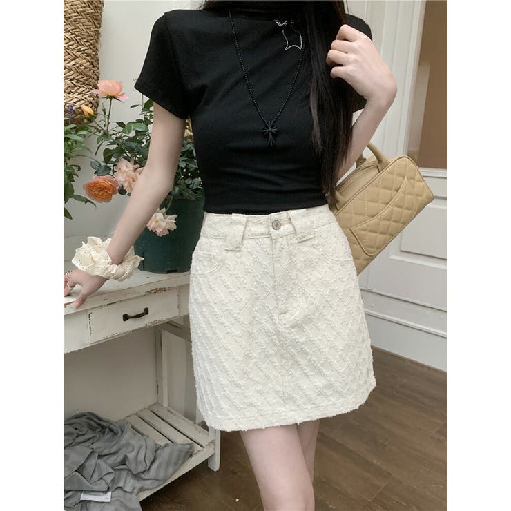 ミニスカート 模様 立体的 | JS FASHION | 詳細画像6 