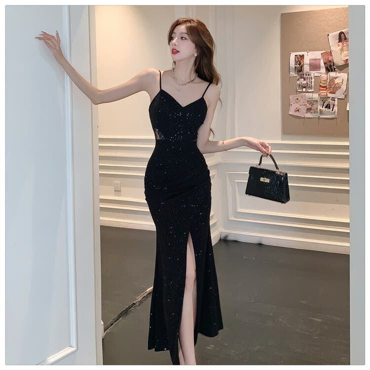 ラメ入り ワンピース タイトワンピ[品番：JSFW0013564]｜JS