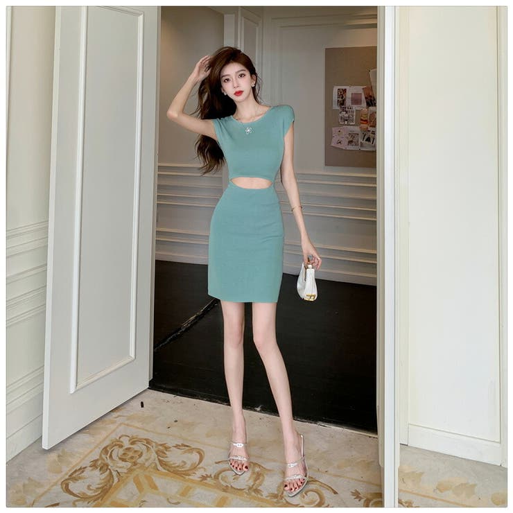 ワンピース 全4色 フレンチスリーブ | JS FASHION | 詳細画像10