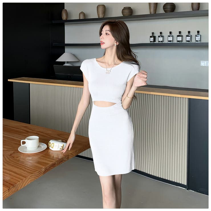 ワンピース 全4色 フレンチスリーブ | JS FASHION | 詳細画像13