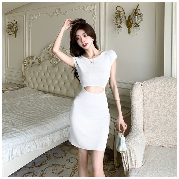 ワンピース 全4色 フレンチスリーブ | JS FASHION | 詳細画像14