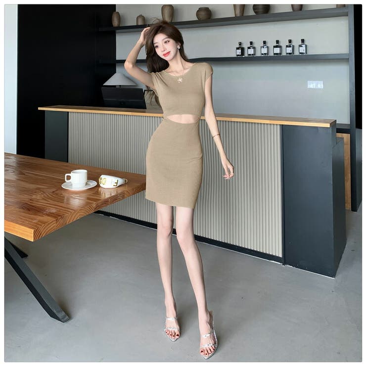 ワンピース 全4色 フレンチスリーブ | JS FASHION | 詳細画像18