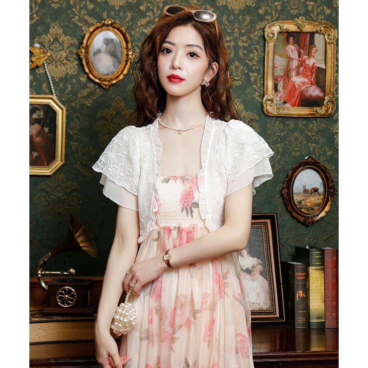 レース ボレロ 全4色[品番：JSFW0013902]｜JS FASHION（ジェー