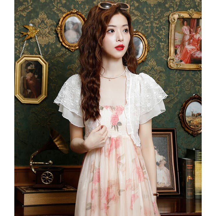 レース ボレロ 全4色[品番：JSFW0013902]｜JS FASHION（ジェー