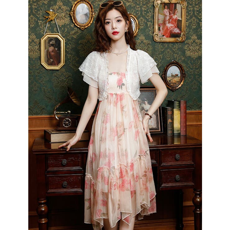 素晴らしい外見 レース ボレロ 全4色[品番：JSFW0013902]｜JS FASHION（ジェー スーツ・フォーマル・ドレス