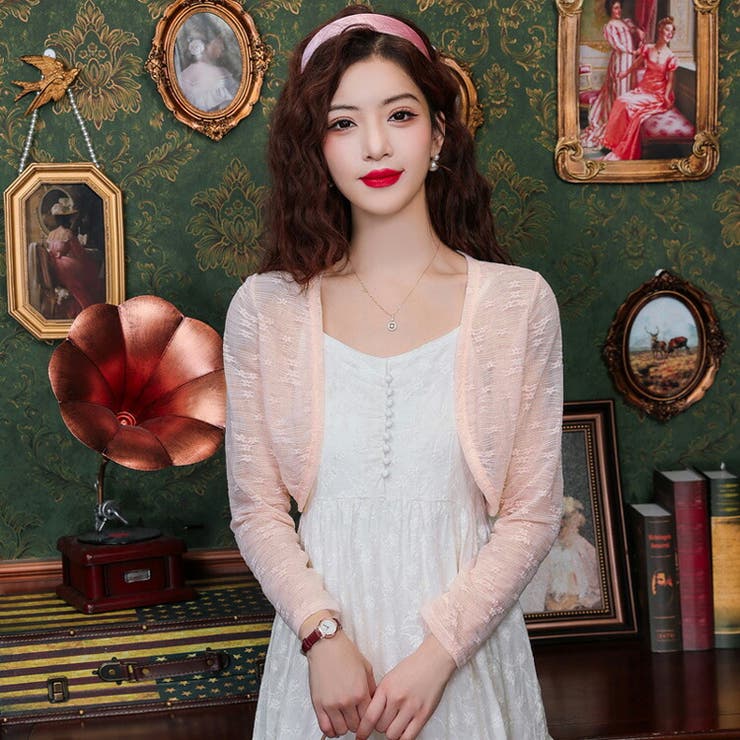 シアーボレロ 全2色 花柄 | JS FASHION | 詳細画像1 