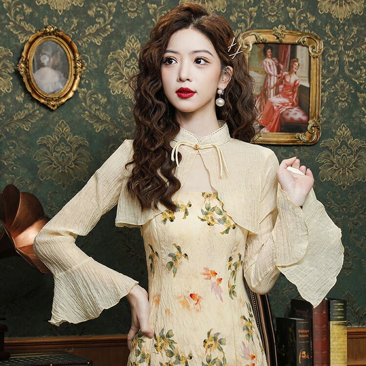 ボレロ 全2色 シワ加工 | JS FASHION | 詳細画像1 